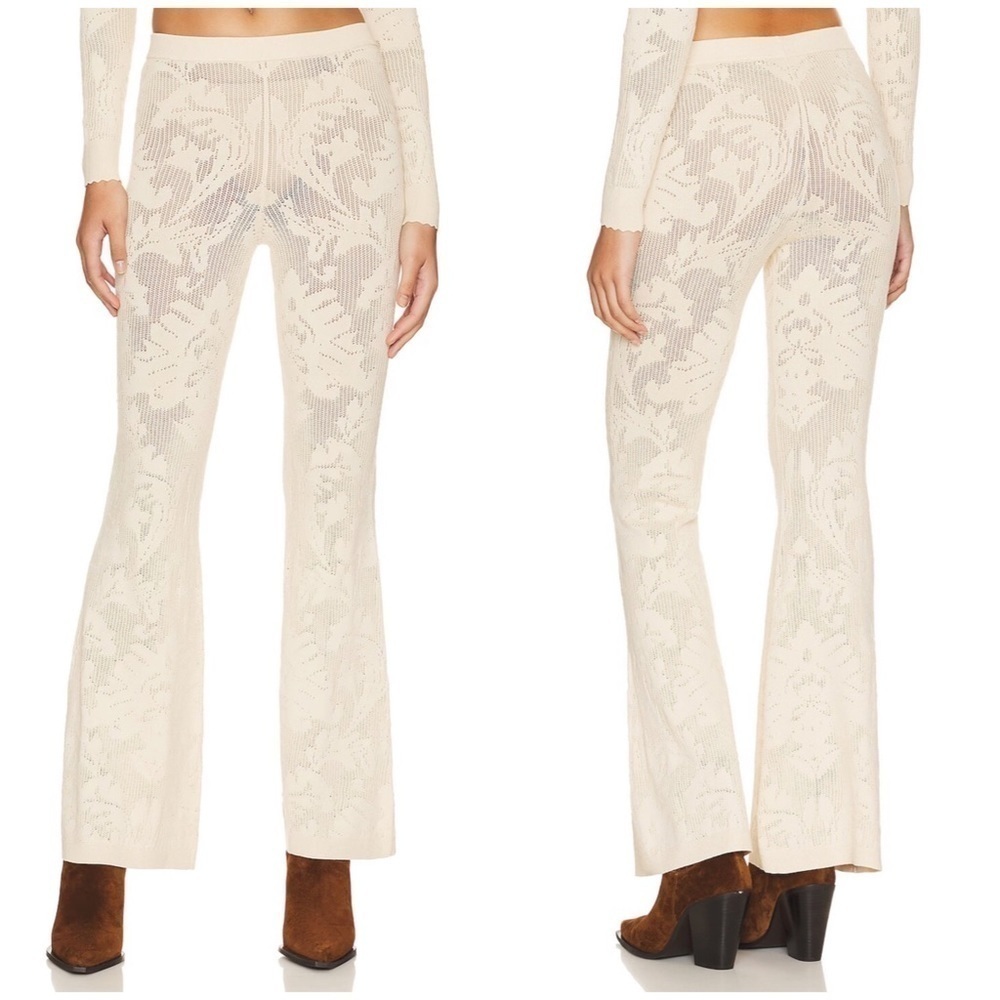 House of Harlow 1960 x REVOLVE Ranee Knit Pants in Oyster Size XS